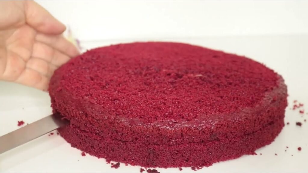 Massa de Bolo Red Velvet