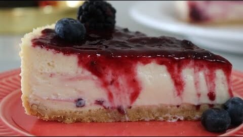 Receita de Cheesecake com Geleia de Frutas Vermelhas